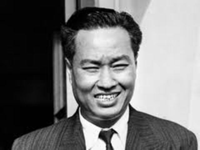 Ne Win becomes the new President of Burma