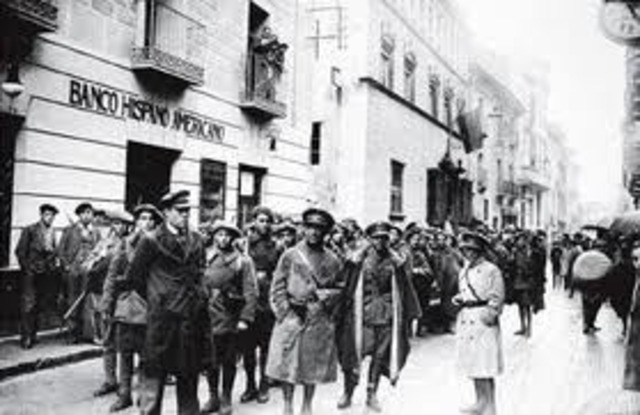 La Sublevación en Sevilla y Madrid