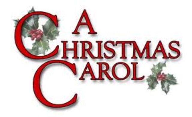 Reading Christmas Carol book