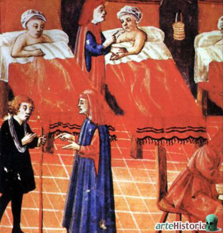 Construcció de l'hopital St. Jaume del Pelegrins