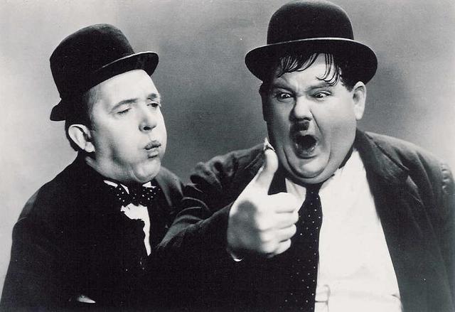 Stan Laurel and Oliver Hardy