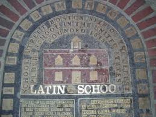 Boston Latin School opens- first public school in the US