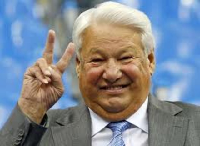 Yeltsin is replaced by Putin