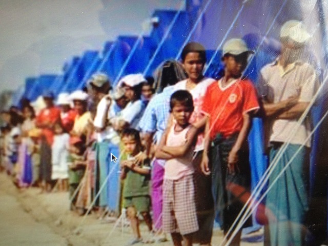 Burmese refugees