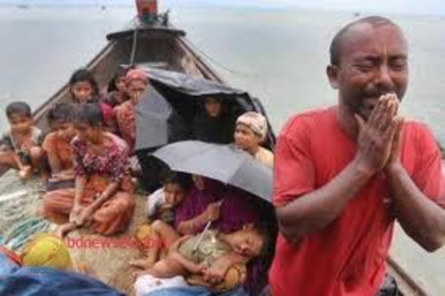 Fleeing Myanmar