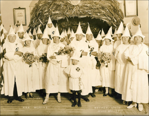 Ku Klux Klan "Wedding"