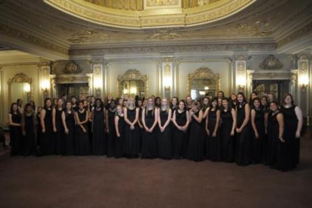 linning up to go on stage