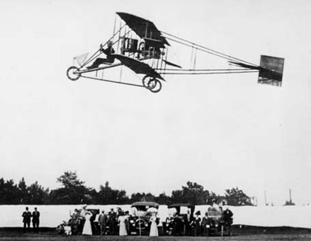 Flight of first aircraft