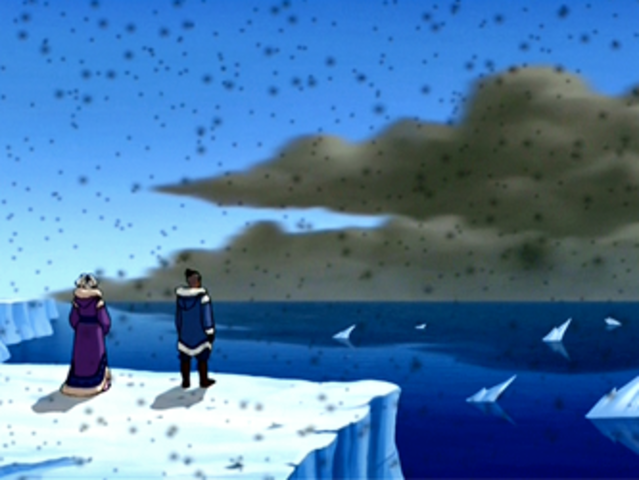 Admiral Zhao and his fleet of ships attack the Northern Water tribe.