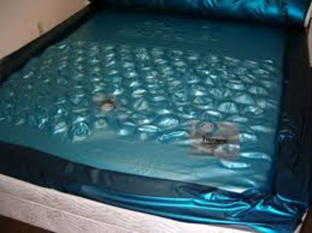 The modern version of the water bed was invented