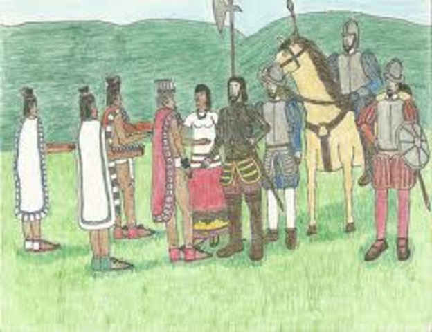 The Tlaxcalans form an alliance with the spanish.