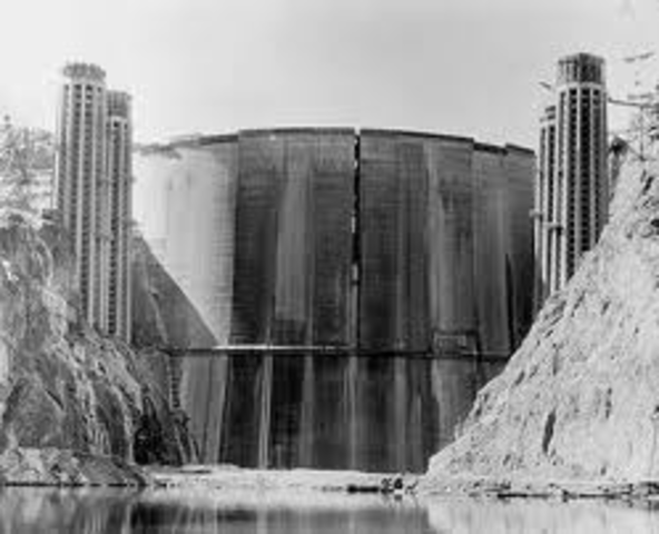 Hoover Dam opened