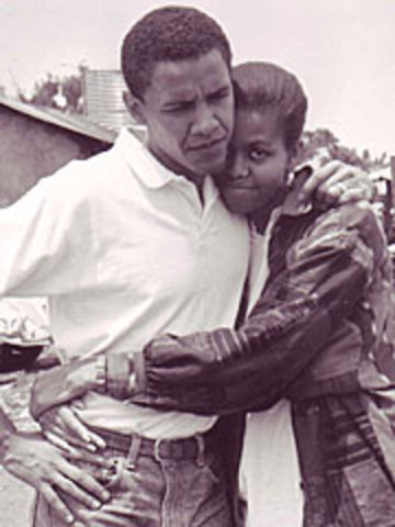 Michelle marries Barack Obama