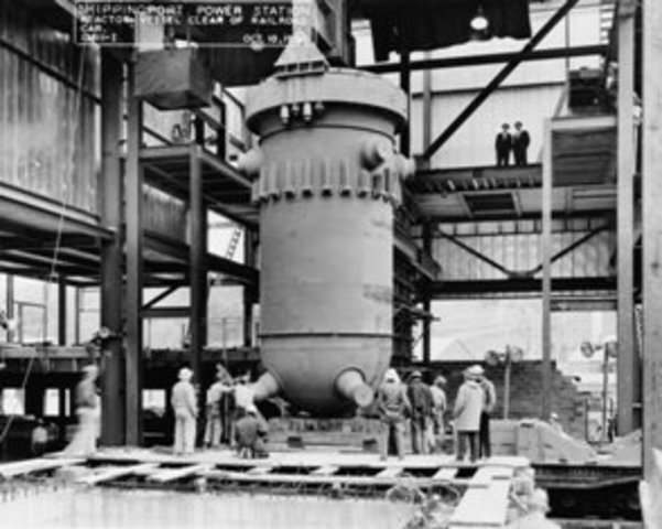 First peacetime nuclear reactor