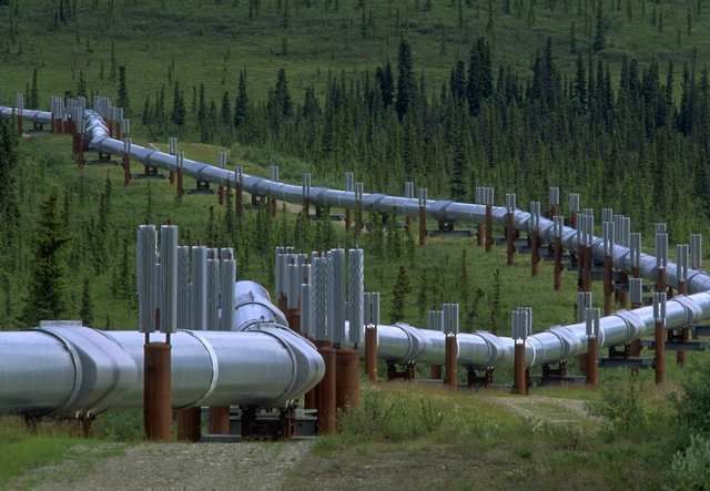 First natural pipeline built