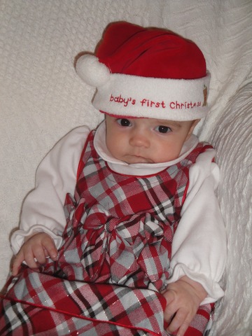 Ava's first Christmas.