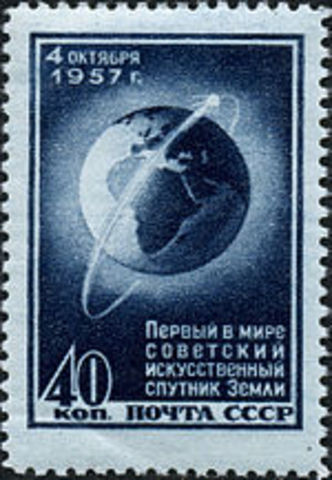 Sputnik was launched into space during the Cold War.