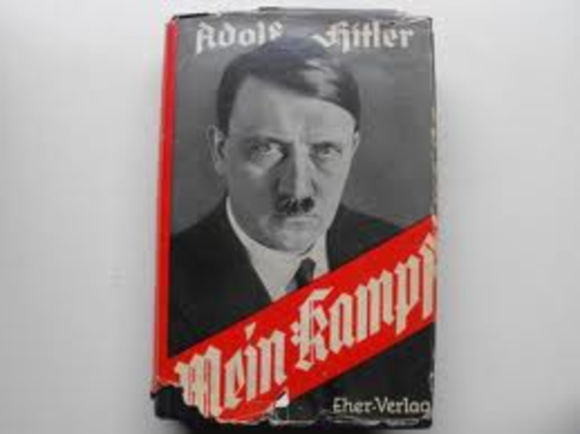 Hitler pulished a book wrote in prission, called "Mein Kampf"