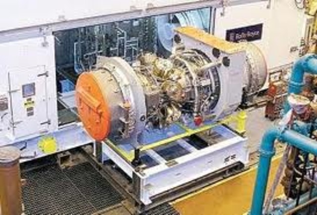 The first gas turbine