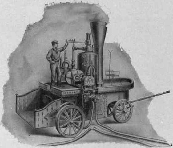 1st steam-powered machine