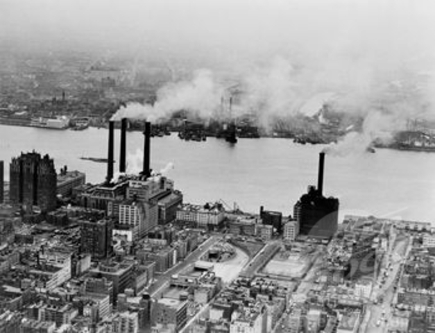 First coal-fired electric generator