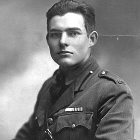 Hemingway is an Ambulance Driver in Italy