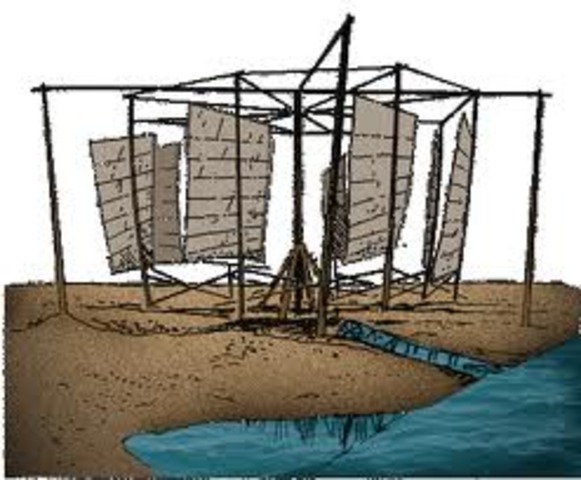 Persians build first windmills as an energy source.