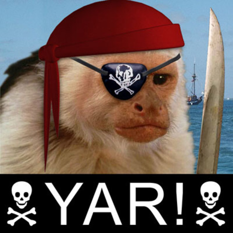 Giant Pirate Monkeys Run Rampant