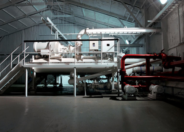 Lowest-temperature geothermal plant