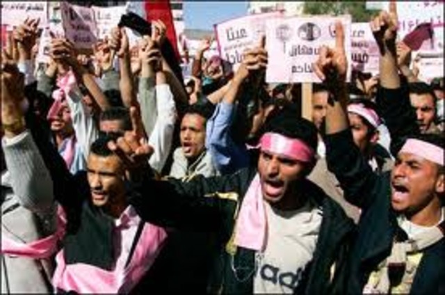 protesters die in yemen