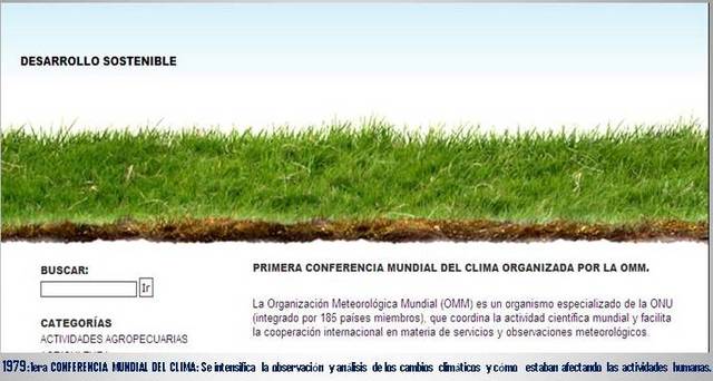 Primera Conferencia Mundial del Clima. OMM