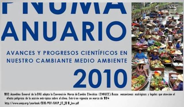 Entrada en vigencia de la Convención Marco del Cambio Climático