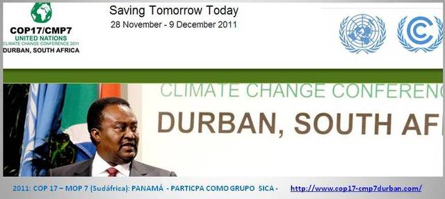 Cambio Climático: Salvando el Mañana Hoy. Durban, Sudáfrica