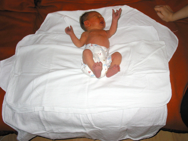 Infant - "Mewling and puking in the nurse's arms" - all babies do are cry and sleep.  They are helpless and innocent.