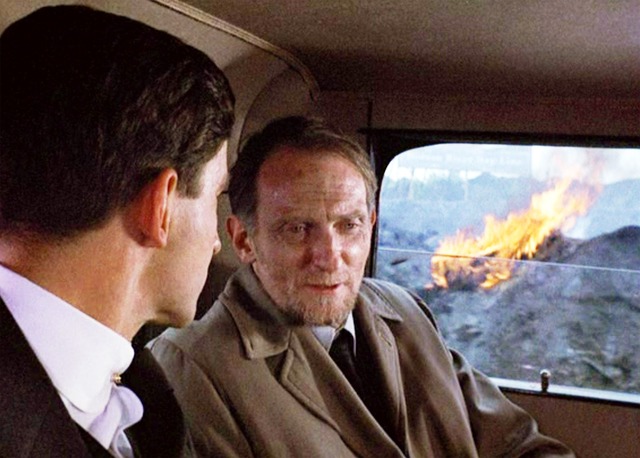 Nick and Gatsby's father are the only ones to attend his funeral