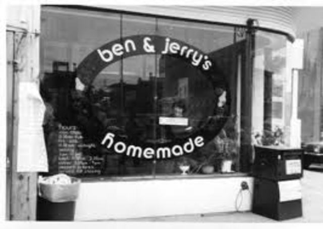 Ben and Jerry are business partners and opened first shop