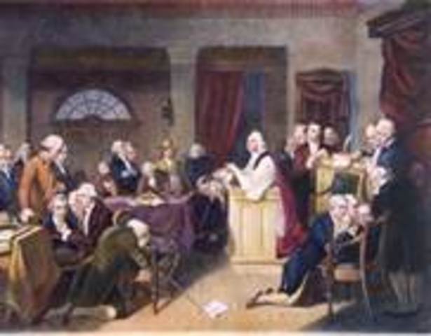The First Continental Congress was formed.