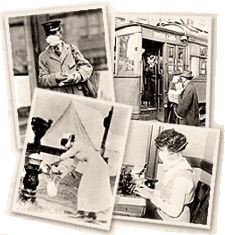 Influenza epidemic after WW1 that killed more people than the war starts