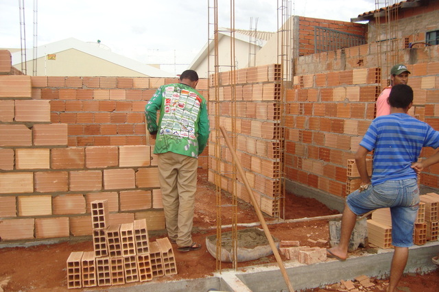 Nesse dia podemos ver uma grande diferença no andamento das obras...