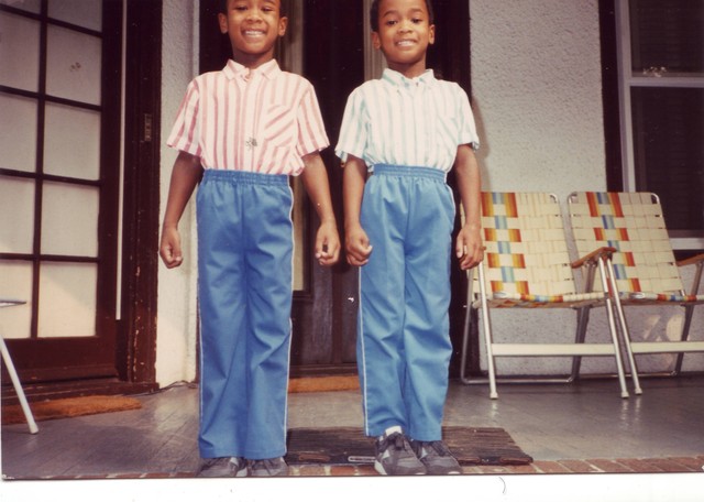 Me & my twin brother Ramond.