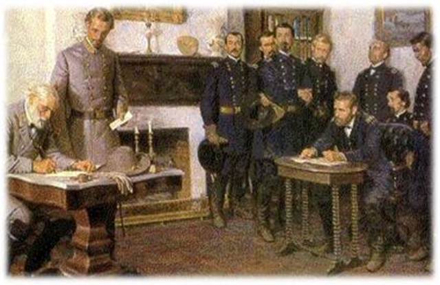 Lee Surrenders at Appomattox (VUS.7b)