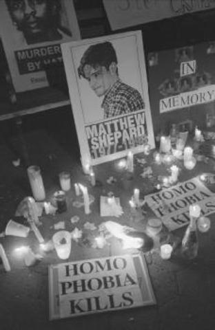Matthew Shepard was murdered.
