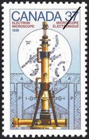 Ernst Ruska builds the first electron microscope