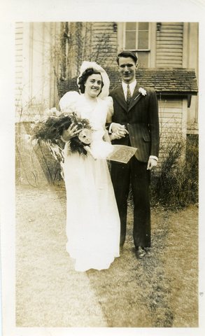 Winifred Hopps & J.W. Morgan wedding