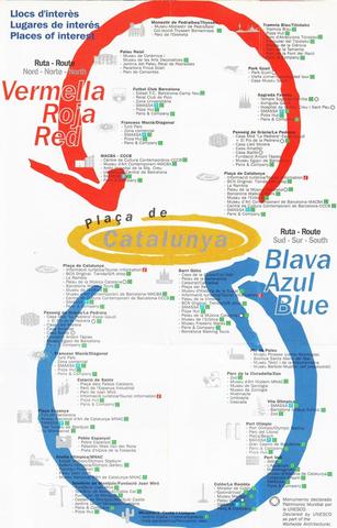 Divisió en dues rutes, la Nord i la Sud
