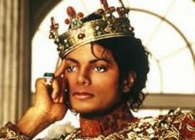 Micheal Jackson Became a dominant figure.