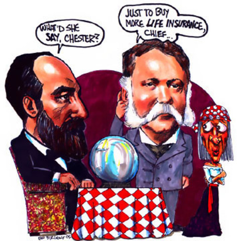 President Garfield dies