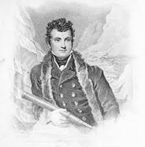 Captain James Cook Sails in the Antarctic cirlce