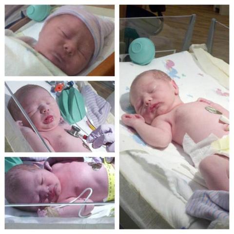 My nephew, Brady, is born.