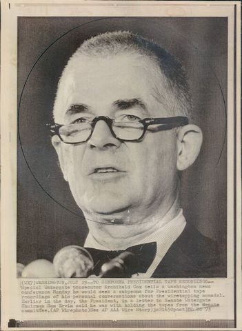 Nixon refuses to turn over tapes